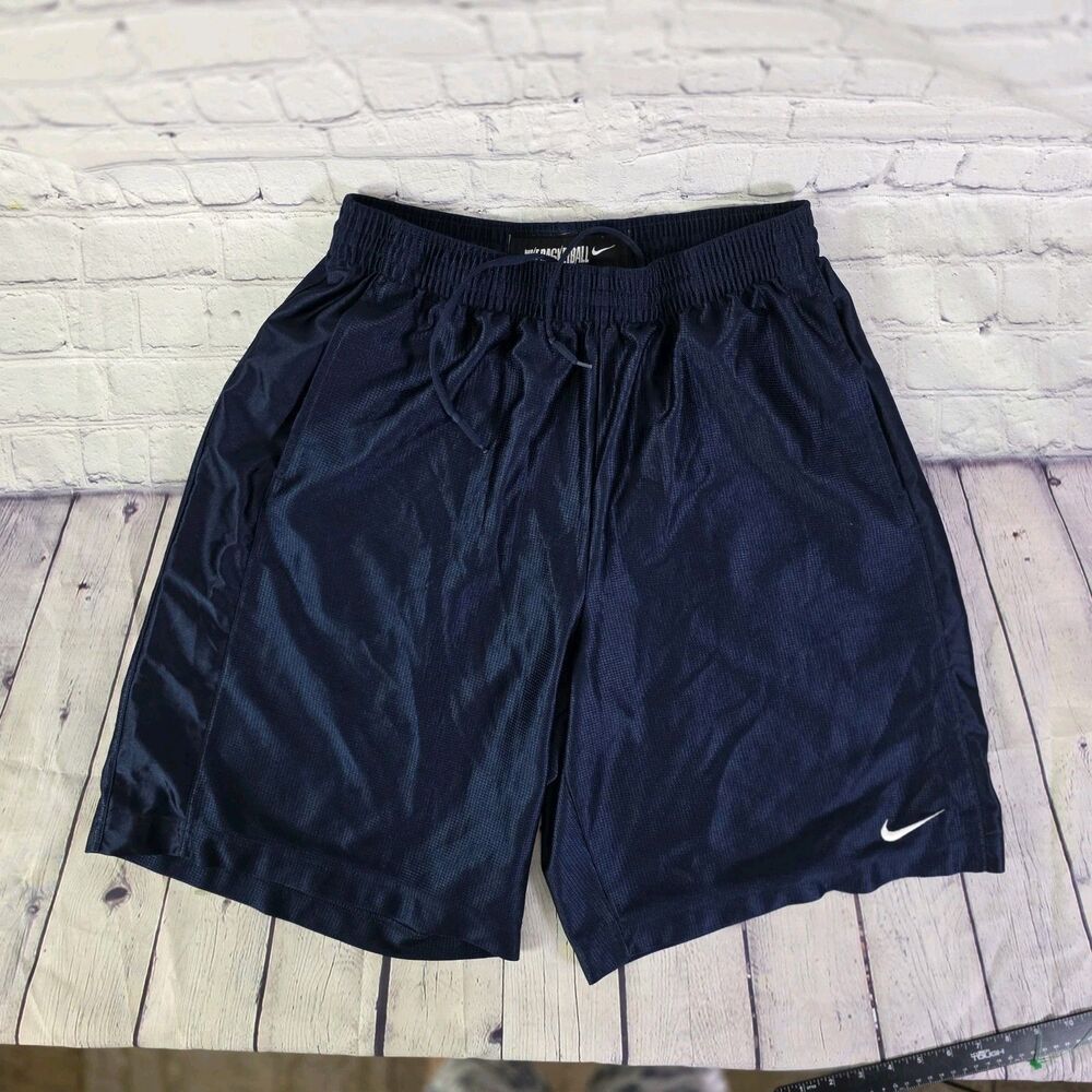 Vintage Nike Mens XL Blue Dazzle Silky Basketball Shorts